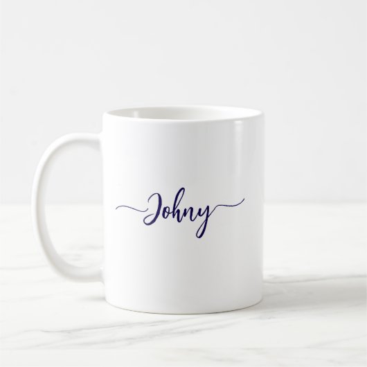 Personalisierte Namens-Tasse Kaffeetasse (Links)