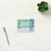 Personalisierte Namens-Telefonnachrichten Büro Post-it Klebezettel (Büro)