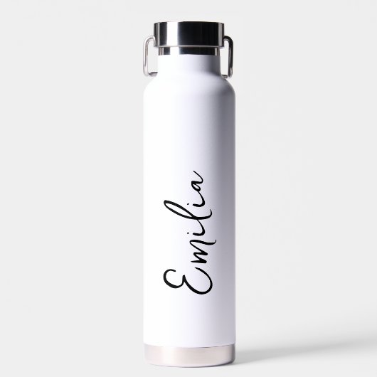 Personalisierte Namens-Wasserflasche Trinkflasche (Vorne)