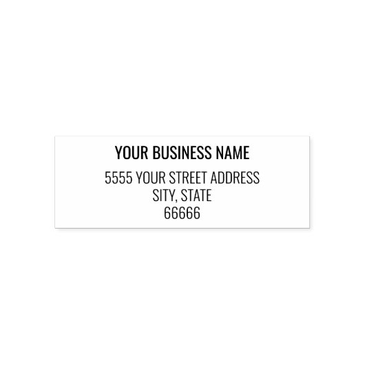 Personalisierte Namensadresse Selbstfarbige Briefm Permastempel (Design)