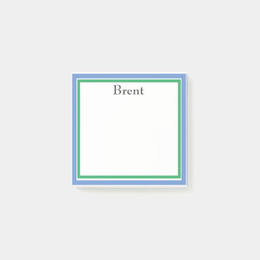 PERSONALISIERTE Namensangaben Post-it Klebezettel (Vorderseite)