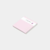 PERSONALISIERTE Namensangaben Post-it Klebezettel (angewinkelt)