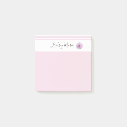 PERSONALISIERTE Namensangaben Post-it Klebezettel (Vorderseite)