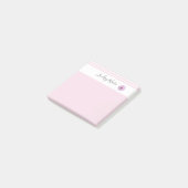 PERSONALISIERTE Namensangaben Post-it Klebezettel (angewinkelt)