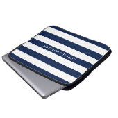 Personalisierte Namensauflösung Farbe und Weiße St Laptopschutzhülle (Vorne Knopf)