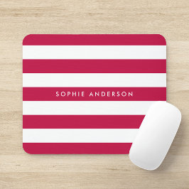 Personalisierte Namensauflösung Farbe und Weiße St Mousepad