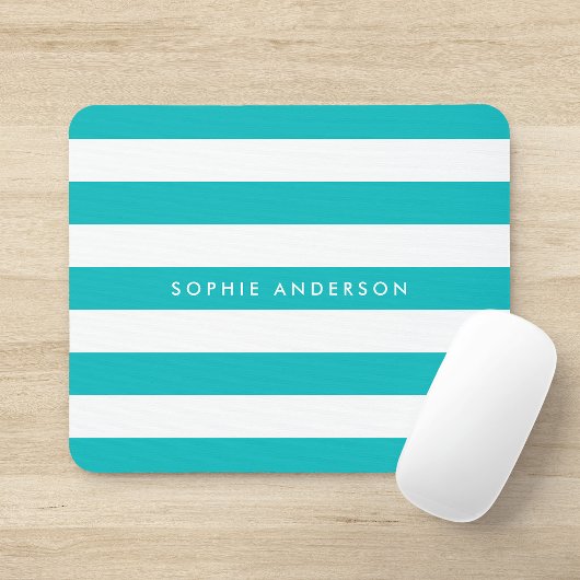 Personalisierte Namensauflösung Farbe und Weiße St Mousepad