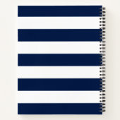 Personalisierte Namensauflösung Farbe und Weiße St Notizblock (Rückseite)