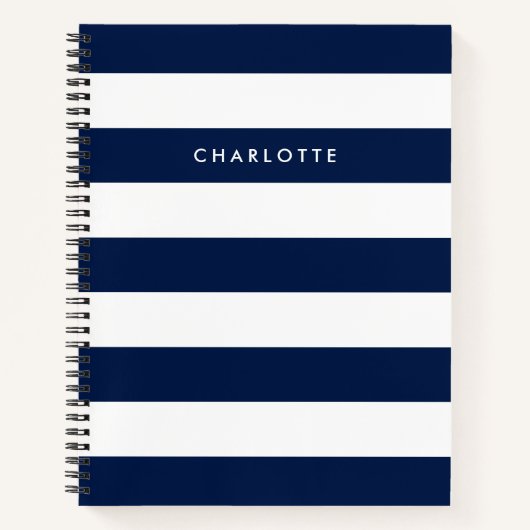 Personalisierte Namensauflösung Farbe und Weiße St Notizblock (Vorderseite)