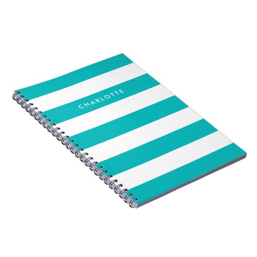 Personalisierte Namensauflösung Farbe und Weiße St Notizblock (Rechte Seite)