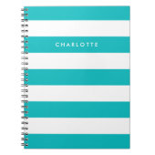 Personalisierte Namensauflösung Farbe und Weiße St Notizblock (Vorderseite)