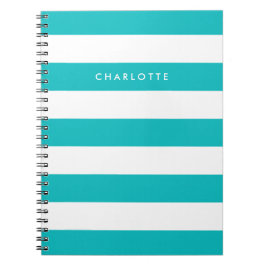 Personalisierte Namensauflösung Farbe und Weiße St Notizblock