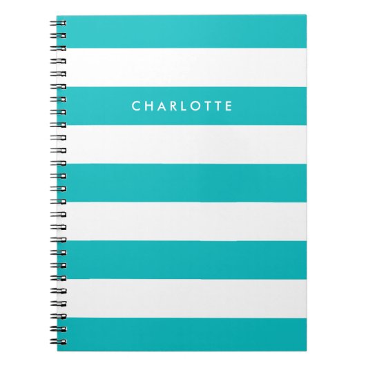 Personalisierte Namensauflösung Farbe und Weiße St Notizblock (Vorderseite)