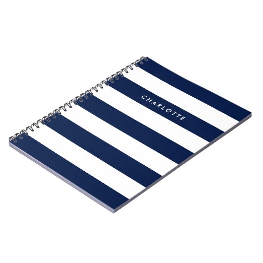 Personalisierte Namensauflösung Farbe und Weiße St Notizblock (Linke Seite)