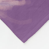 Personalisierte Namensballerina-afrikanischer Fleecedecke (Ecke)