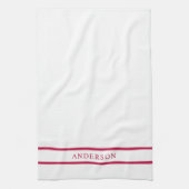 Personalisierte Namensbearbeitungsfähige Doppelstr Geschirrtuch (Vertikal)