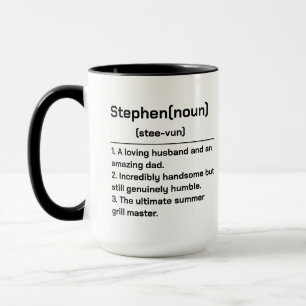 Personalisierte Namensdefinition Benutzerdefinie Tasse