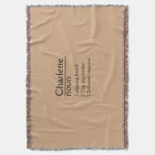 Personalisierte Namensdefinition Decke (Vorderseite Vertikal)