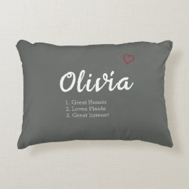 Personalisierte Namensdefinition Dekokissen