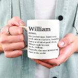 Personalisierte Namensdefinition Kaffeetasse<br><div class="desc">Nehmen Sie sich diese lustige, maßgeschneiderte Definition-Tasse an, personalisieren Sie sie so, dass sie für Ihr besonderes Familienmitglied, Ihren Freund oder Mitarbeiter einzigartig ist, um ein einzigartiges Geschenk für Geburtstag, Jahrestag, Hochzeit, Urlaub oder jeden Tag zu schaffen, den Sie gewollt haben, um Ihnen zu zeigen, wie viel sie/er für Sie...</div>