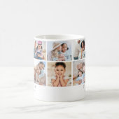 Personalisierte Namensfamilie FotoCollage Kaffeetasse (Mittel)