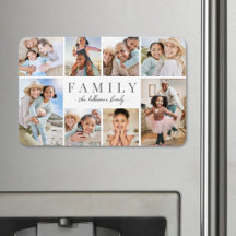Personalisierte Namensfamilie FotoCollage