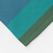 Personalisierte Namensfarbenfrohe Regenbogenstreif Fleecedecke (Ecke)