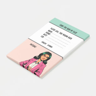 Personalisierte Namensgeschäfts-Telefonnachrichten Post-it Klebezettel