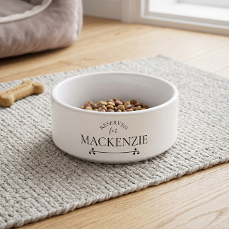Personalisierte Namensgeschenke für Hunde und Katz Napf