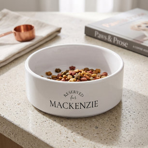 Personalisierte Namensgeschenke für Hunde und Katz Napf