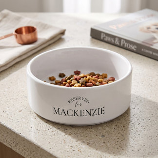 Personalisierte Namensgeschenke für Hunde und Katz Napf