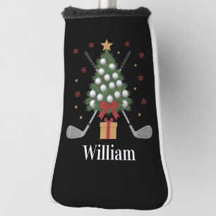 Personalisierte Namensgolfbaum-Ausrüstung Weihnach Golf Headcover