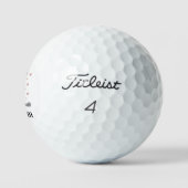 Personalisierte Namensgolfbaum-Ausrüstung Weihnach Golfball (Logo)