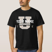 Personalisierte Namenshochschulcoole lustige T-Shirt (Vorderseite)