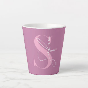 Personalisierte Namensinitialen Milchtasse