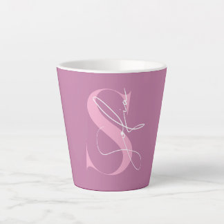 Personalisierte Namensinitialen Milchtasse