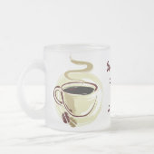 Personalisierte Namenskaffee-Tasse Mattglastasse (Links)