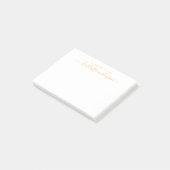 Personalisierte Namenslisten Erinnerungen Lehrerge Post-it Klebezettel (angewinkelt)