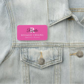 Personalisierte Namensmarke mit Monogramm und Jobb Namensschild (Beispiel)