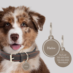 Personalisierte Namensmarken für benutzerdefiniert