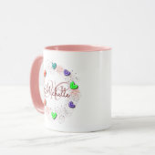 Personalisierte Namensmonogramm-Tasse Tasse (Vorderseite Links)
