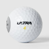 Personalisierte Namensnachricht Golfball (Logo)