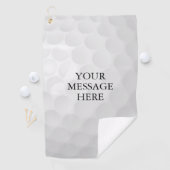 Personalisierte Namensnachricht Golfhandtuch (Insitu)