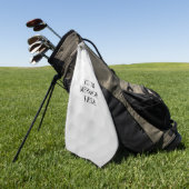 Personalisierte Namensnachricht Golfhandtuch (Gras)