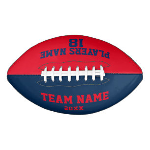 Personalisierte Namensnummer und Teamname Fußball Football