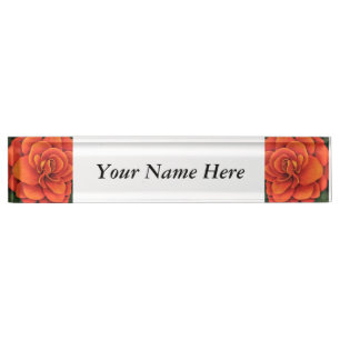 Personalisierte Namensplatte mit Uhrenoption - Beg Namensplakette