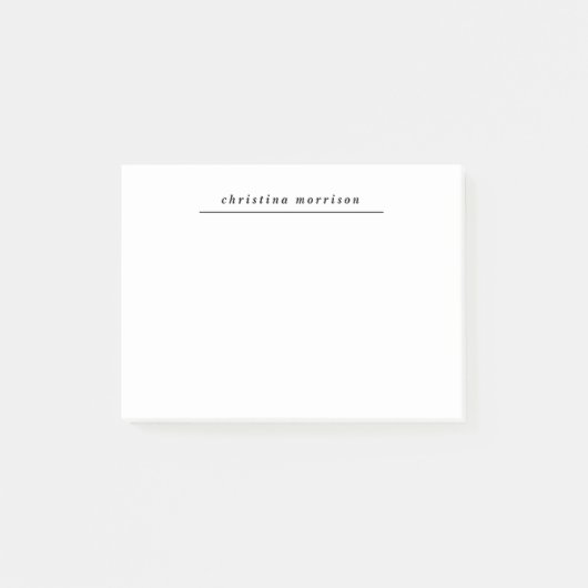 Personalisierte Namenspost-itanmerkungen Post-it Klebezettel (Vorderseite)