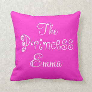 Personalisierte Namensprinzessin Emma Pillow Kissen