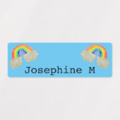 Personalisierte Namensschilder Etiketten (Design 1)