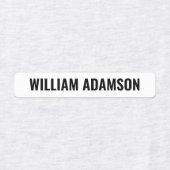 Personalisierte Namensschilder für Kleidungsstücke Etiketten (Design 1)